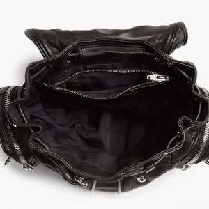 Alexander Wang Lambskin Marti Backpack Bag Washed Black Rhodium Hardware Alexander Wang | Bags | Alexander Wang Lambskin Marti  main image 4